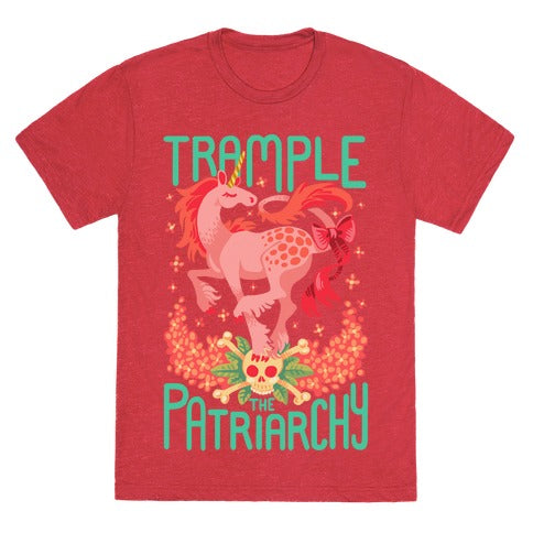 Trample The Patriarchy Unisex Triblend Tee